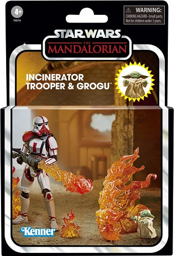 Hasbro - Star Wars - Vintage Collection - The Mandalorian - Incinerator Trooper und Grogu (Deluxe)