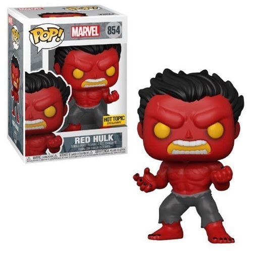 Funko POP! - Marvel - Red Hulk 854 (Heißes Thema exklusiv)