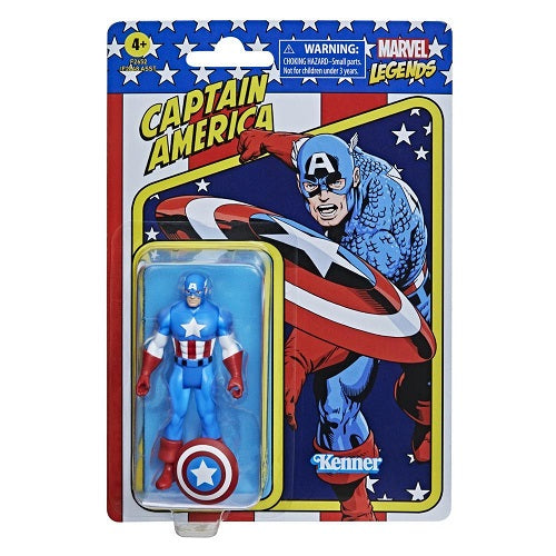 Hasbro - Marvel Legends - Retro Collection 3.75 - Captain America (Card Variant)