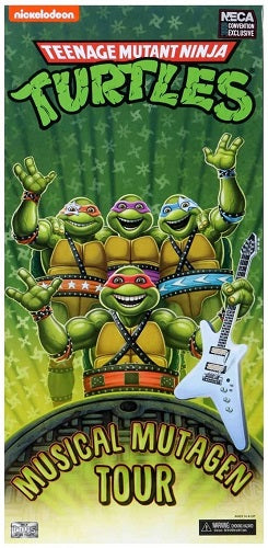 Neca – Teenage Mutant Ninja Turtles – Musikalische Mutagen-Tour – limitierte Edition (Con Exclusive) (T-Shirt Größe XL) (keine Figuren!)