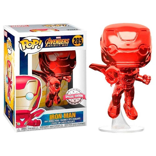 Funko POP! - Marvel - Avengers Infinity War - Iron Man 285 (Red Chrome) (Special Edition Sticker)