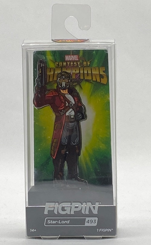 Figpin - Marvel - Contest of Champions - Star Lord 493 - Collectible Pin with Premium Display Case