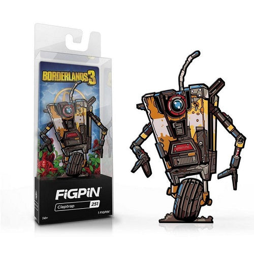 Figpin - Borderlands 3 - Claptrap 251 - Collectible Pin with Soft Case