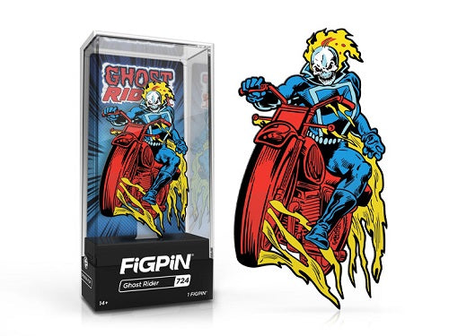 Figpin - Ghost Rider - Ghost Rider 724 Collectible Pin with Premium Display Case