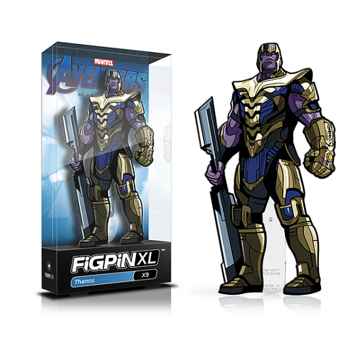 Figpin XL - Marvel - Avengers End Game - Thanos X9 - Collectible Pin with Soft Case